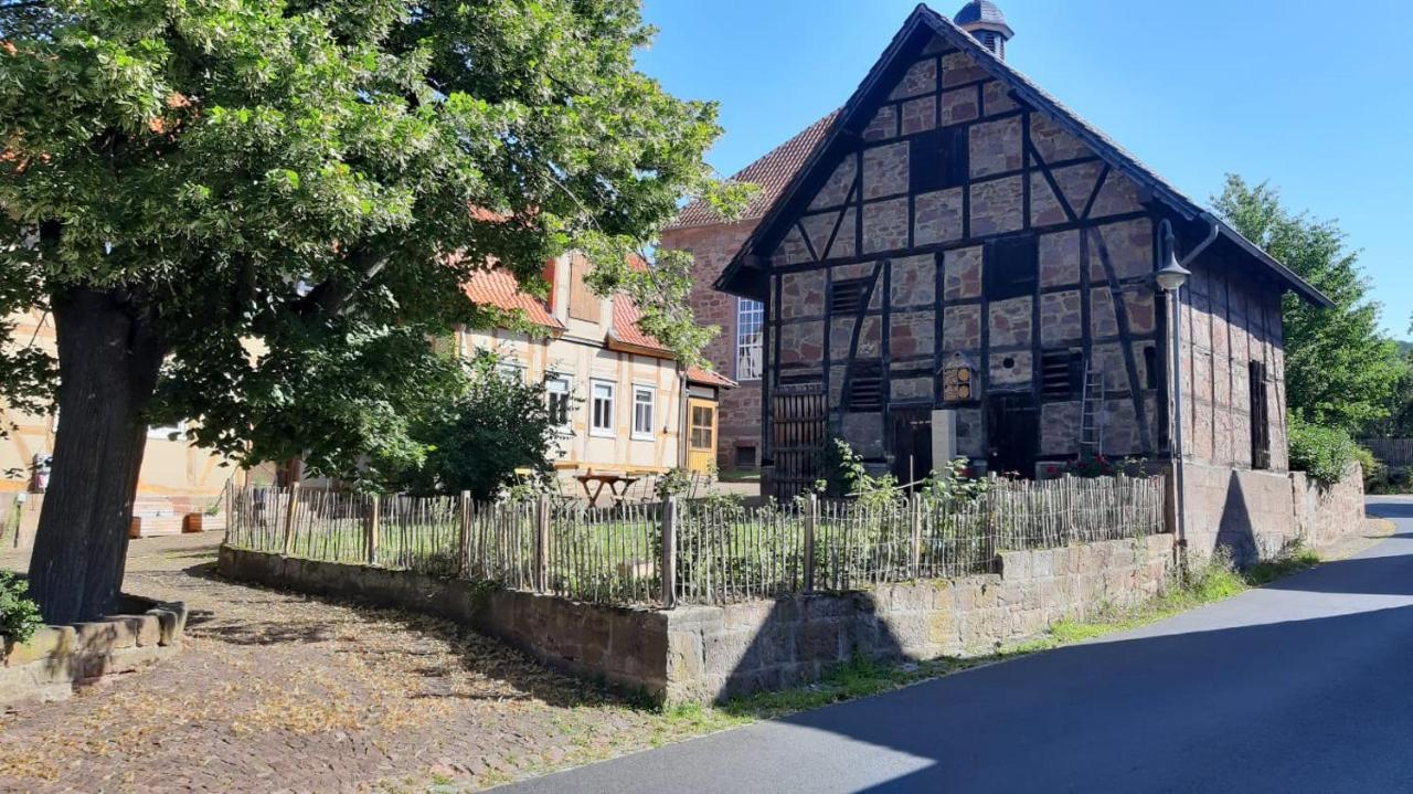 Ferienwohnung Alte Dorfschule Witzenhausen Exterior foto