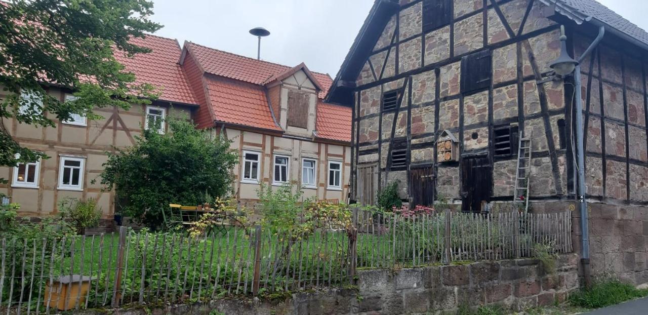 Ferienwohnung Alte Dorfschule Witzenhausen Exterior foto